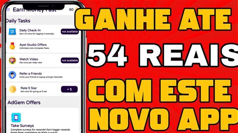 EARN MONEY FAST NOVO APP COMO GANHAR DINHEIRO NO PAYPAL ATE 54 REAIS