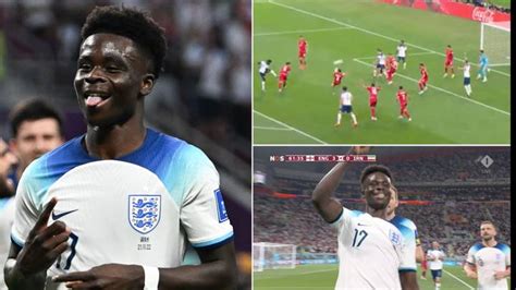 England star Bukayo Saka shone in first tournament game since Euro 2020 ...