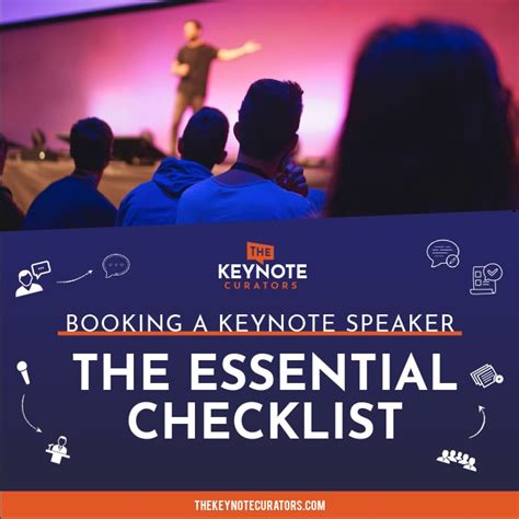 Free Guide Booking A Keynote Speaker The Essential Checklist The