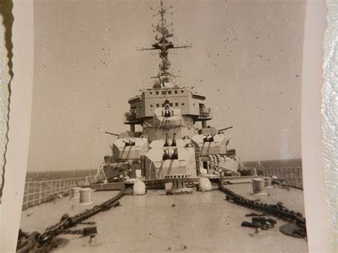 Unique Main Battery Of French Anti Aircraft Cruiser De Grasse 1956