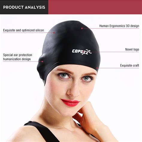 COPOZZ New Flexible Silicone Waterproof Swimming Caps GearVita