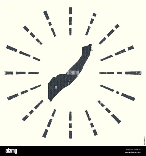 Somalia Logo Grunge Sunburst Poster With Map Of The Country Shape Of