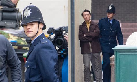 Harry Styles My Policeman Set Photos Emerge Showing Star In Uniform