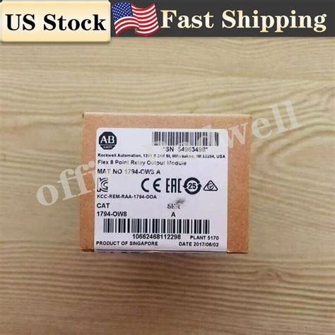 Allen Bradley New Sealed Ow Ser A Flex Point Relay Output