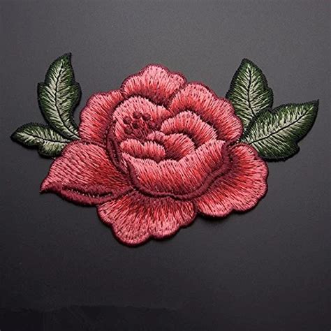 Iron On Embroidered Flower Patches Best Flower Site