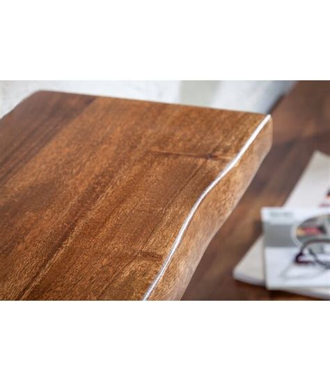 Massieve Wandplank Mammut 80 Cm Acaciahouten Plank Met Boomrand Meubello®