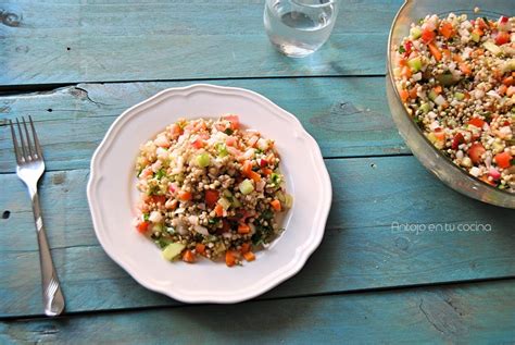 Ensalada De Trigo Sarraceno Sana Y Fresca Antojo En Tu Cocina