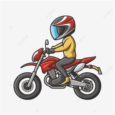 Motor Bike Rider Vector Image, Motor Bike Rider, Bike Riding, Rider PNG ...
