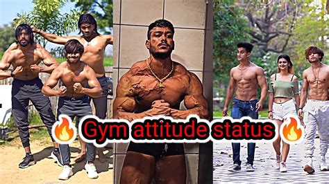 🤑gym Attitude Status👿 Gym Motivation🤟 Video 💥gym Attitude Song🎵 Gym Status💯attitude Shayari🔥