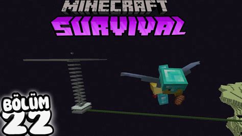 MÜKEMMEL VERİMLİ SINIRSIZ XP FARMI Minecraft Survival Bölüm 22