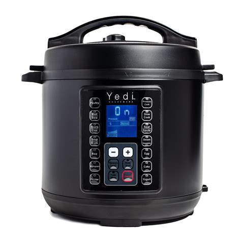 Yedi 6 Qt 9 In 1 Programmable Instant Pressure Cooker With Deluxe Accessory Kit Matte Black