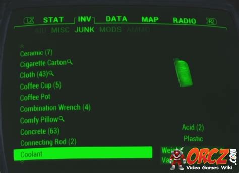 Fallout Coolant Orcz The Video Games Wiki