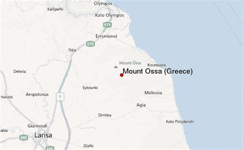 Mount Ossa (Greece) Mountain Information