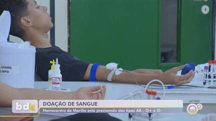 Hemocentro de Marília alerta para estoque baixo de sangue AB O e O