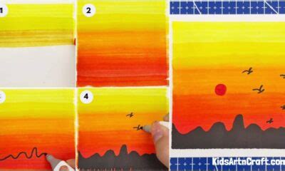sunset archives kids art craft