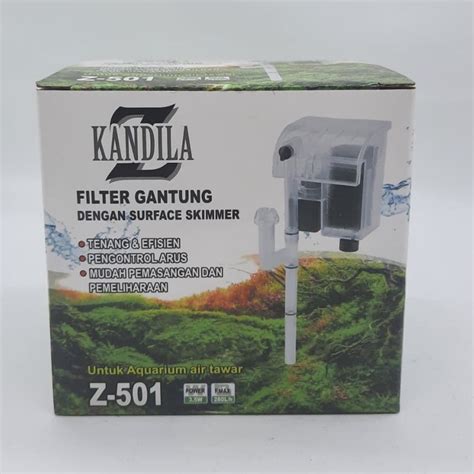 Jual KANDILA Z 501 HANG ON FILTER WITH SKIMMER 3 5W KD Z501 FILTER