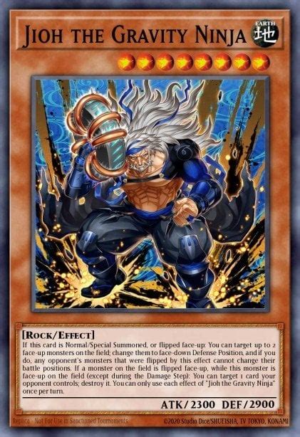 Jioh The Gravity Ninja Yu Gi Oh Card Database YGOPRODeck 51 OFF