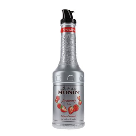 Monin Strawberry Fruit Puree Cl Malaysia Bottles Per Box