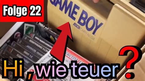 Auf der Jagd nach Schnäppchen auf dem Flohmarkt Gameboy Flohmarkt Haul