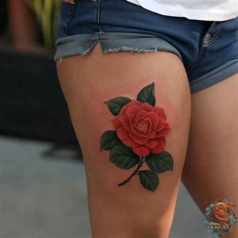 Blooming Beauty: Exploring the Allure of Camellia Flower Tattoos: 136 ...