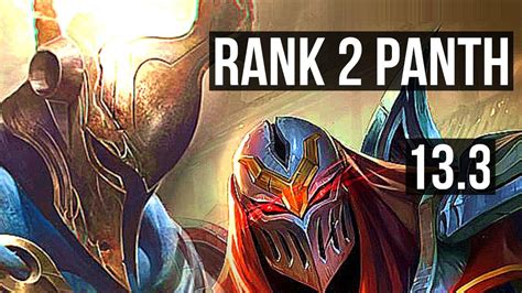 Panth Vs Zed Mid Rank Panth Games Euw Challenger