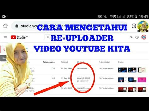 Cara Mudah Mengetahui Orang Yang Sudah Reupload Video Youtube Kita