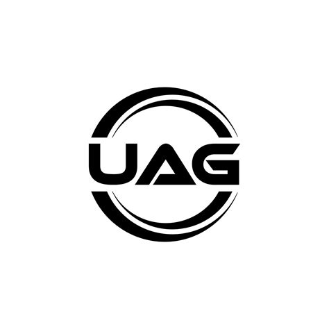 uag letra logo diseño en ilustración. vector logo, caligrafía diseños ...