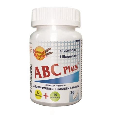 Natural Wealth ABC Plus Tablete A 30 Ljekarna Prima Farmacia