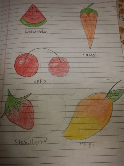 Fruits drawing