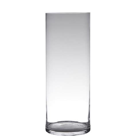 Hakbijl Glass Vaas Cilinder Glas Transparant 50 X 19 Cm Kopen