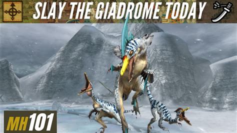 How To Slay The Giadrome With The Long Sword Monster Hunter Freedom