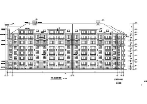 某地多层住宅楼建筑设计图纸（全集）住宅小区土木在线