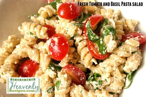 Fresh Tomato Basil Pasta Salad Recipe