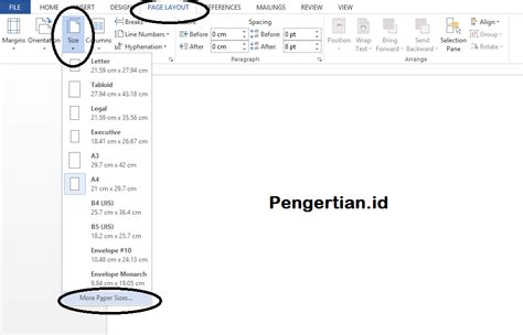 Ukuran Kertas F4 Pengertian Id