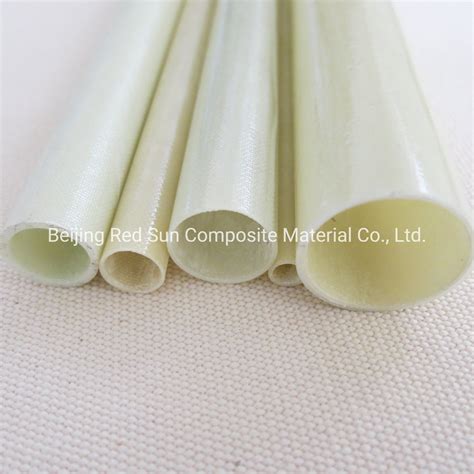 Electrical Insulation Epoxy Fiberglass Fabric Laminate Tube