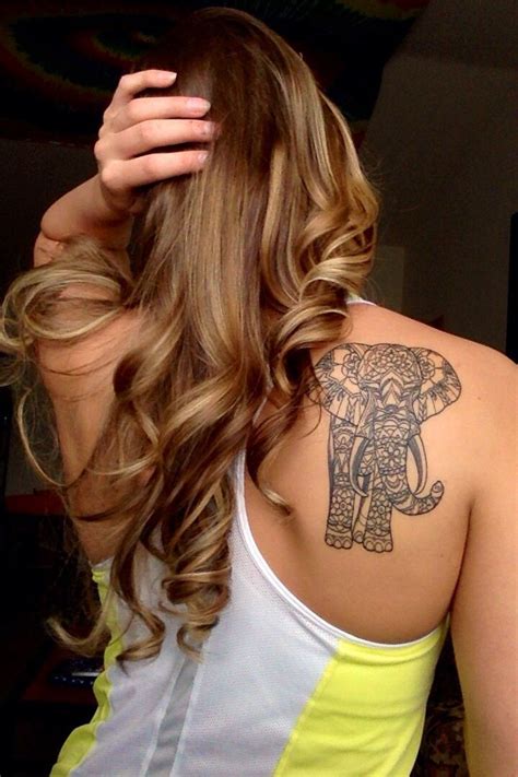 Geometric Tattoo 51 Cute And Impressive Elephant Tattoo Ideas