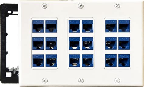 Amazon Diytech Ethernet Wall Plate Port Rj Cat Ethernet