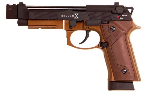 Pistolet Secutor M92 Bellum X Custom Co2 GBB Full Metal Noir SAB001C