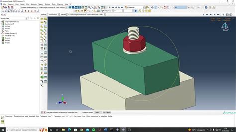 Abaqus Cae Bolt Vibration Test Youtube