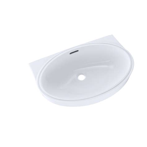 Toto® Oval Oblong 21 58 X 14 58 Undermount Bathroom Sink With