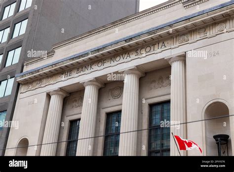 Canada Ottawa July 1 2022 The Bank Of Nova Scotia Building In