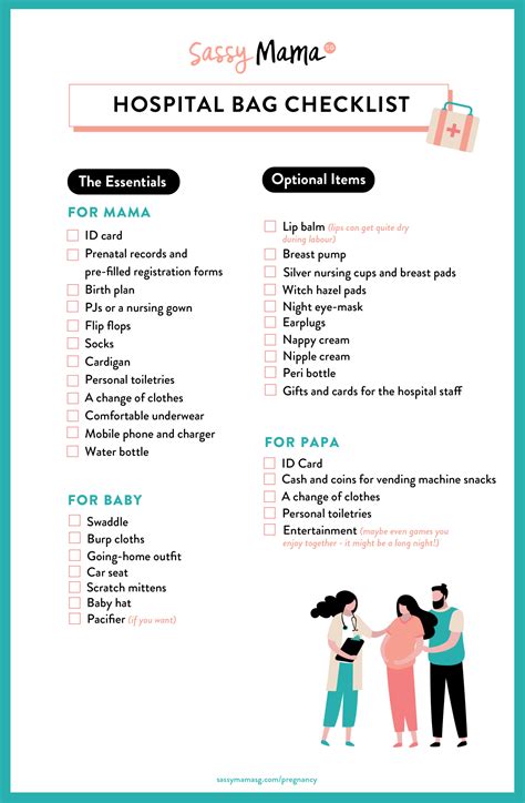 Hospital bag checklist free downloadable | The Singapore Travel