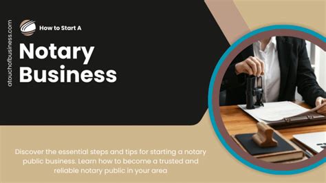 Start A Notary Public Business Essential Tips And Steps