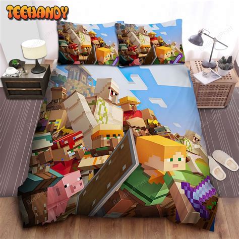 Minecraft Movie Poster Bed Sets For Fan