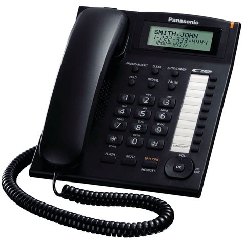 Panasonic Executive Digital Proprietary Corded Telephone Black Kx