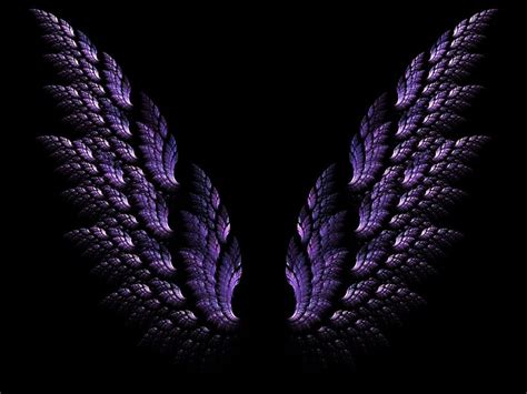 Wings Of An Angel Wings Wing Purple Abstract HD Wallpaper Peakpx