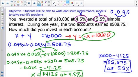 College Algebra Unit 1 Linear Equations Youtube