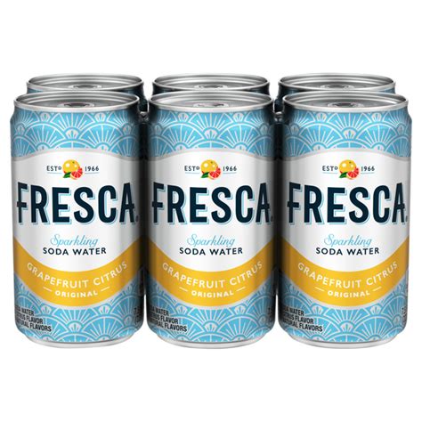 Save on Fresca Grapefruit Citrus Sparkling Soda Water Mini Cans - 6 pk Order Online Delivery ...