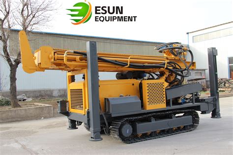 500 Drilling Depth Pneumatic DTH Crawler Drilling Rig For Rig Machine