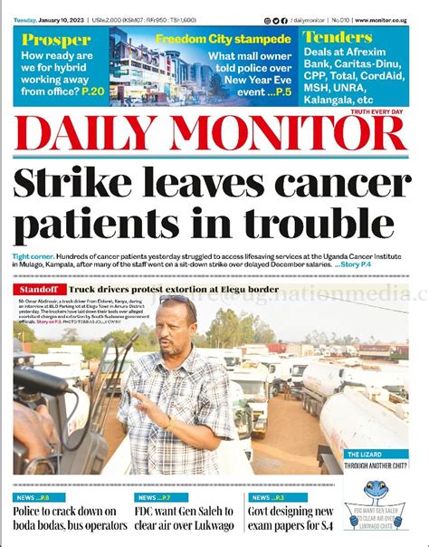 Daily Monitor On Twitter Strike Leaves Cancer Patients In Trouble